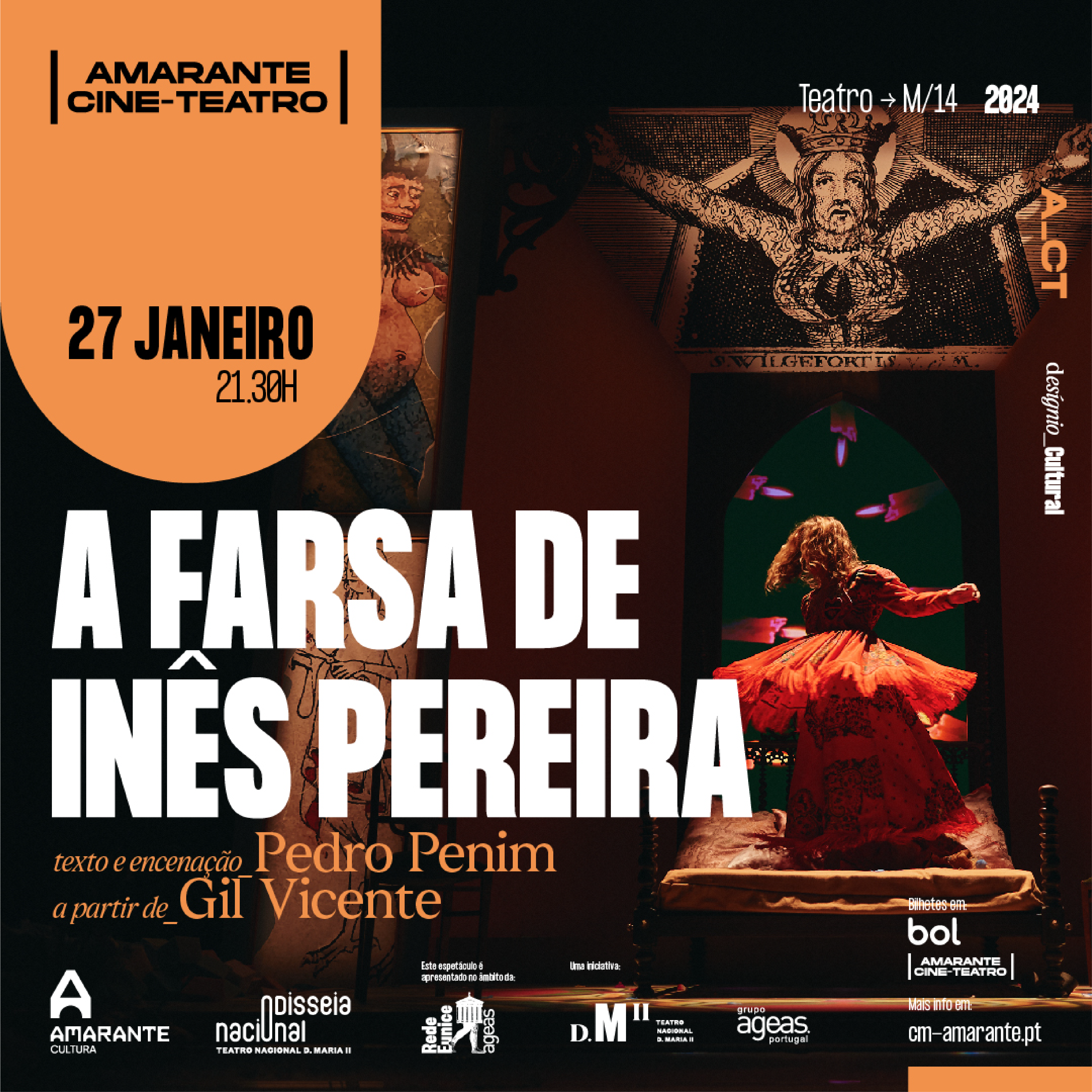 Teatro – “A FARSA DE INÊS PEREIRA” – TEATRO NACIONAL D. MARIA II