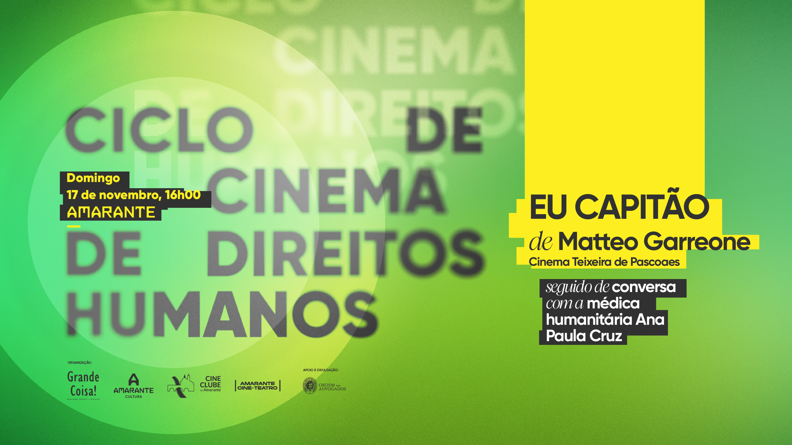 Ciclo de Cinema – EU CAPITÃO